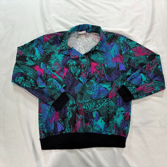 Vintage Blouse Top Large Haband for Her Abstract    Lot J - Picture 3 of 8